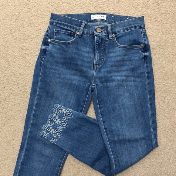 Skinny crop scalloped ankle jeans - Picture 2 of 5